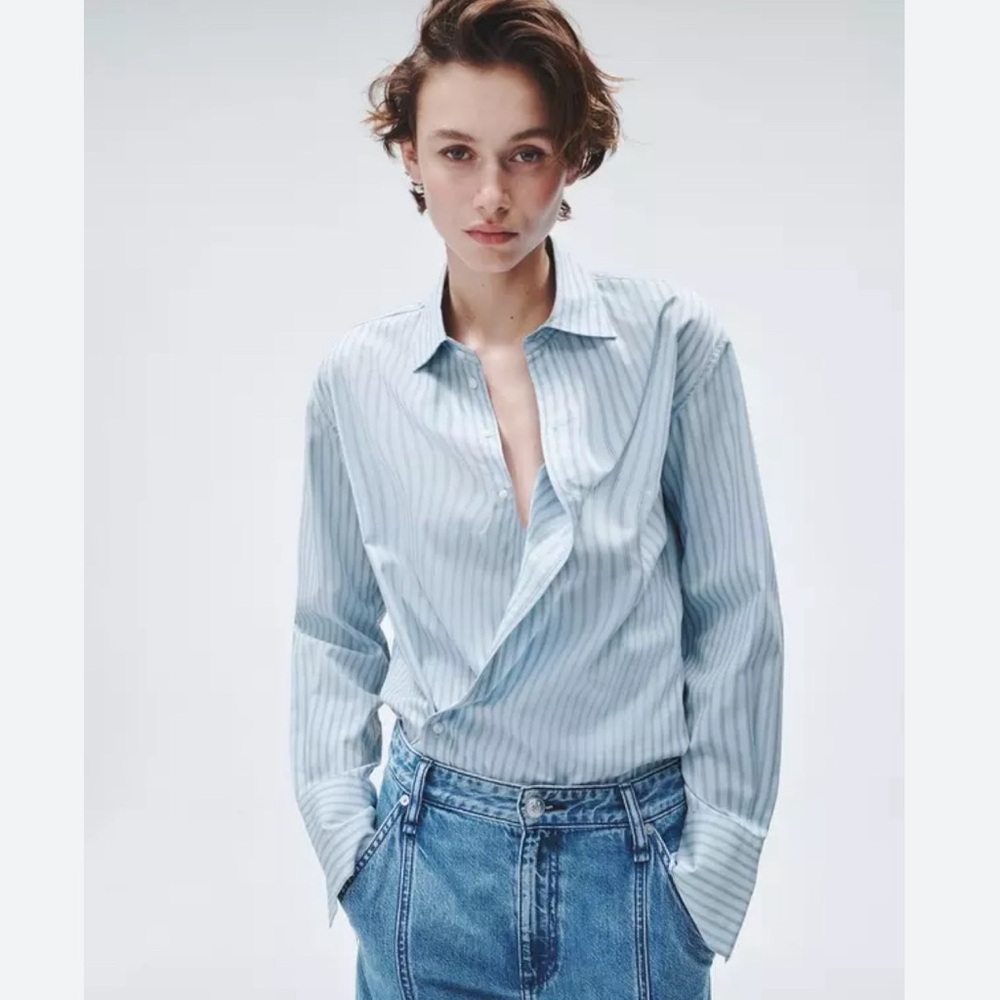 rag & bone
Indiana Stripe Poplin Shirt